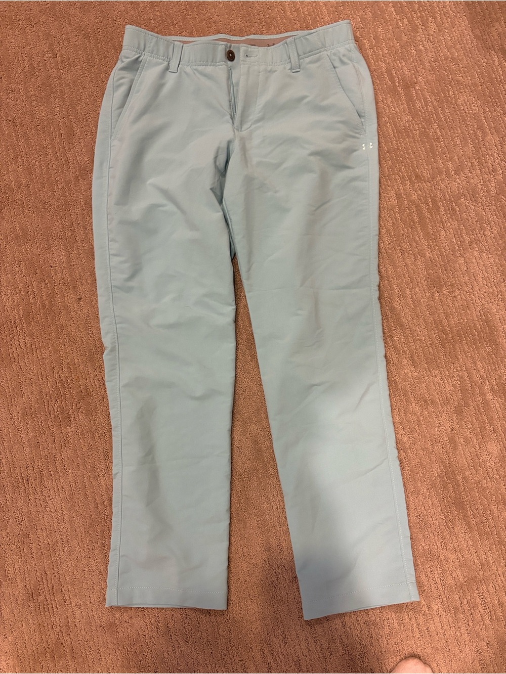 Men's Light Seafoam Green Performance Golf Pants